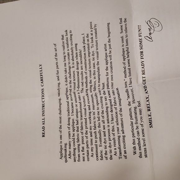 Needle turn applique pattern - Picture 4 of 4